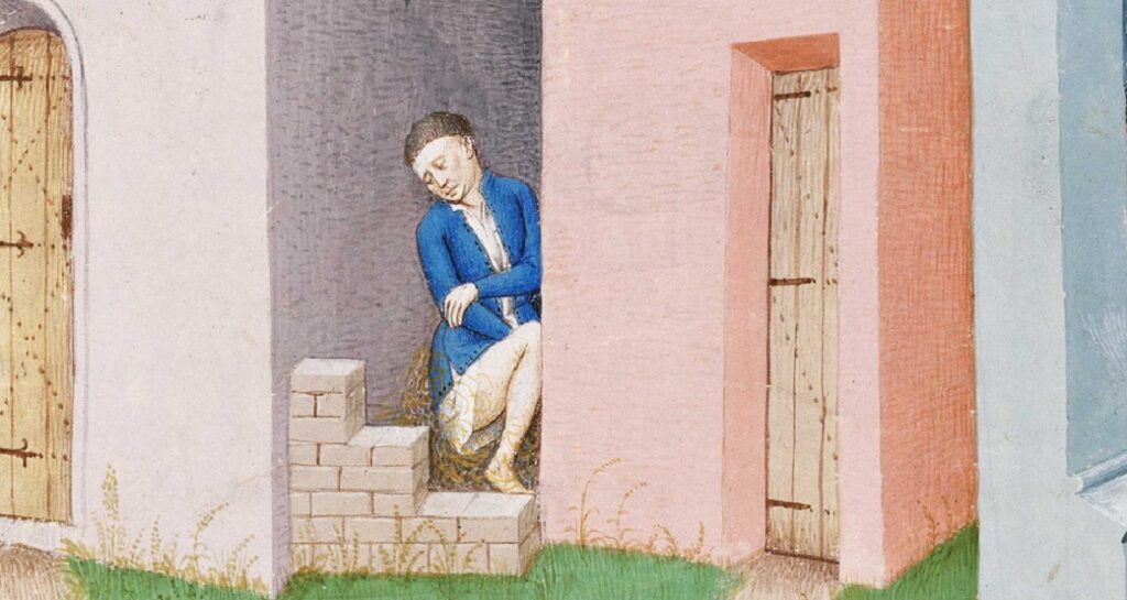 Toilettes à l'époque médiévale