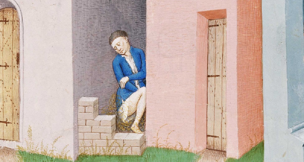 Toilettes à l'époque médiévale